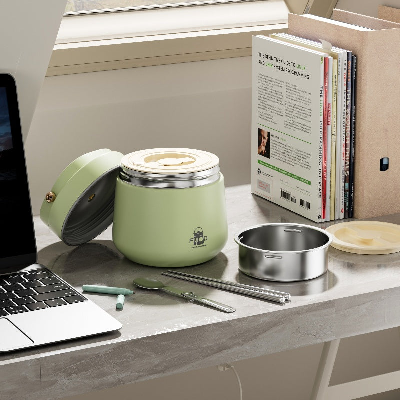 Adults Stainless Steel Insulated Lunch Box Spoon And Fork