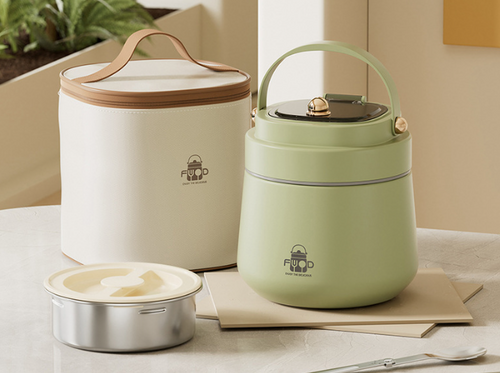 Adults Stainless Steel Insulated Lunch Box Spoon And Fork
