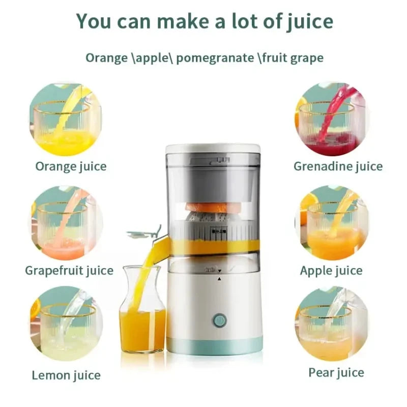 Household Electric Orange Extractor Portable Fruit Juicer