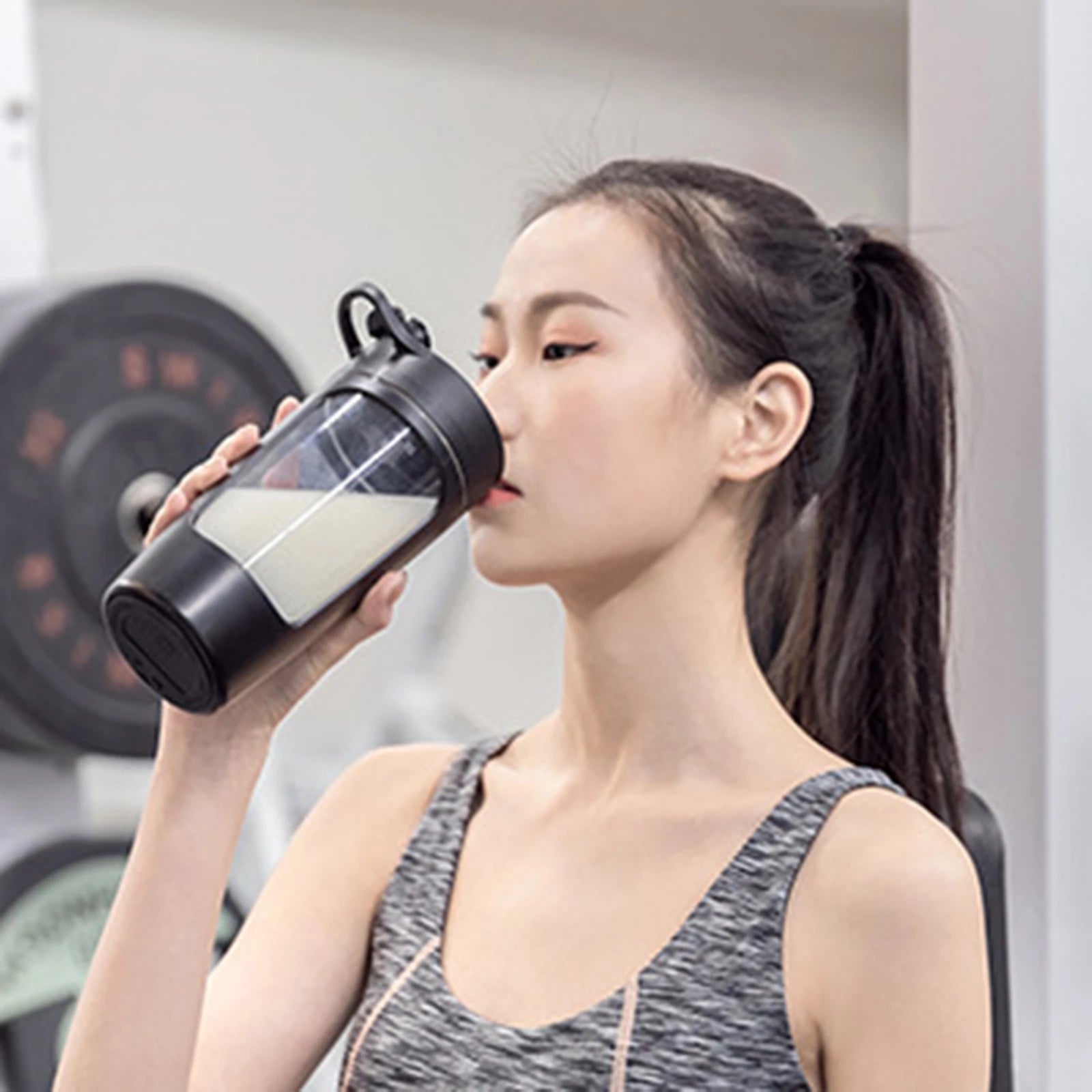 Powerful Electric Blender Plastic Bottle