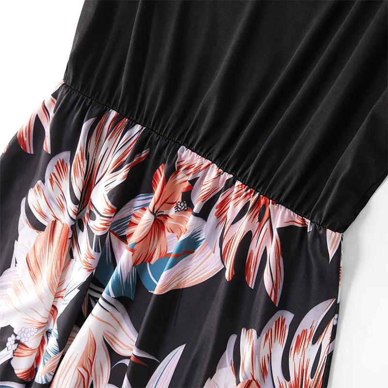 Sleeveless Mom and Daughter Dress Family Matching