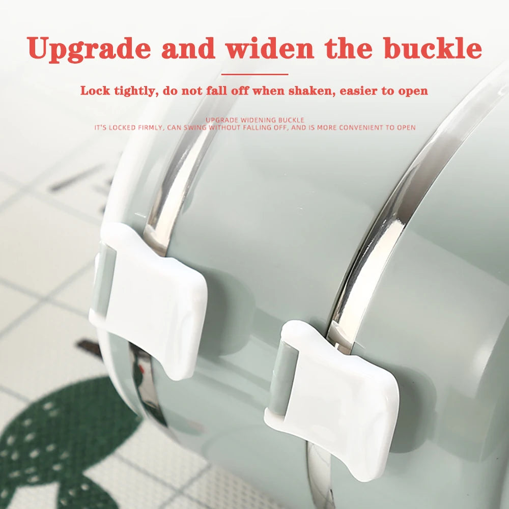 Portable Stainless Steel Thermal Lunch  Box for Kids