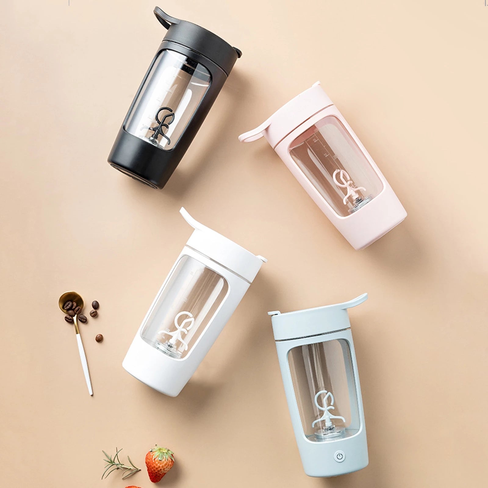 Powerful Electric Blender Plastic Bottle