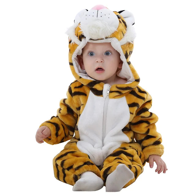 Halloween Flannel Baby Romper Overall Jumpsuit