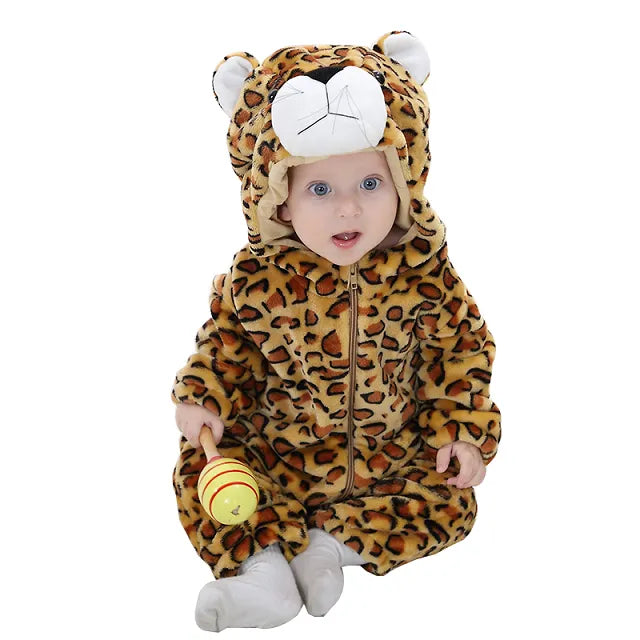 Halloween Flannel Baby Romper Overall Jumpsuit