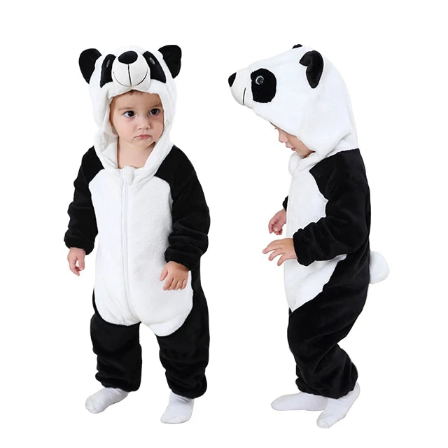 Halloween Flannel Baby Romper Overall Jumpsuit